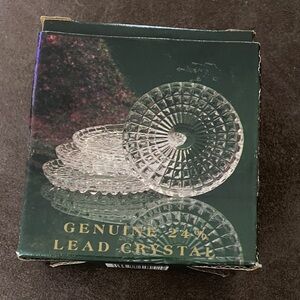 Blarney Genuine Lead Crystal Coasters